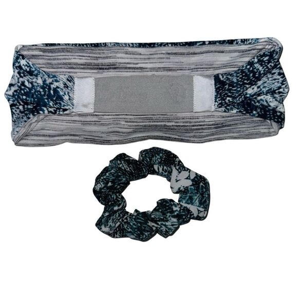 Lululemon Fringe Fighter Reversible Headband and Lululemon Uplifting Scrunchie - Picture 2 of 16